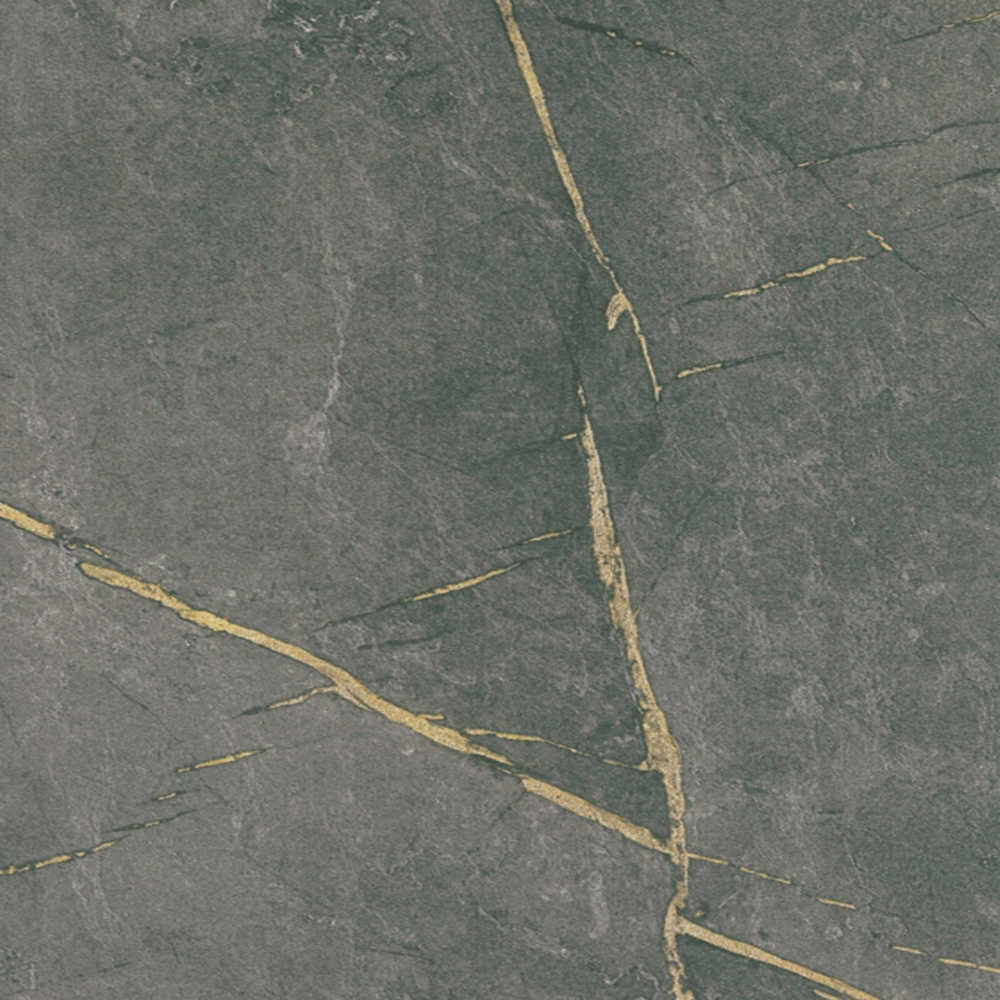 8020 | Matte UV Dark Slate Gold Vein Stone Panel
