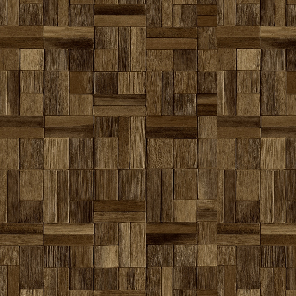 7018 | UV DECORATIVE PANEL Dark Walnut Parquet Sheet